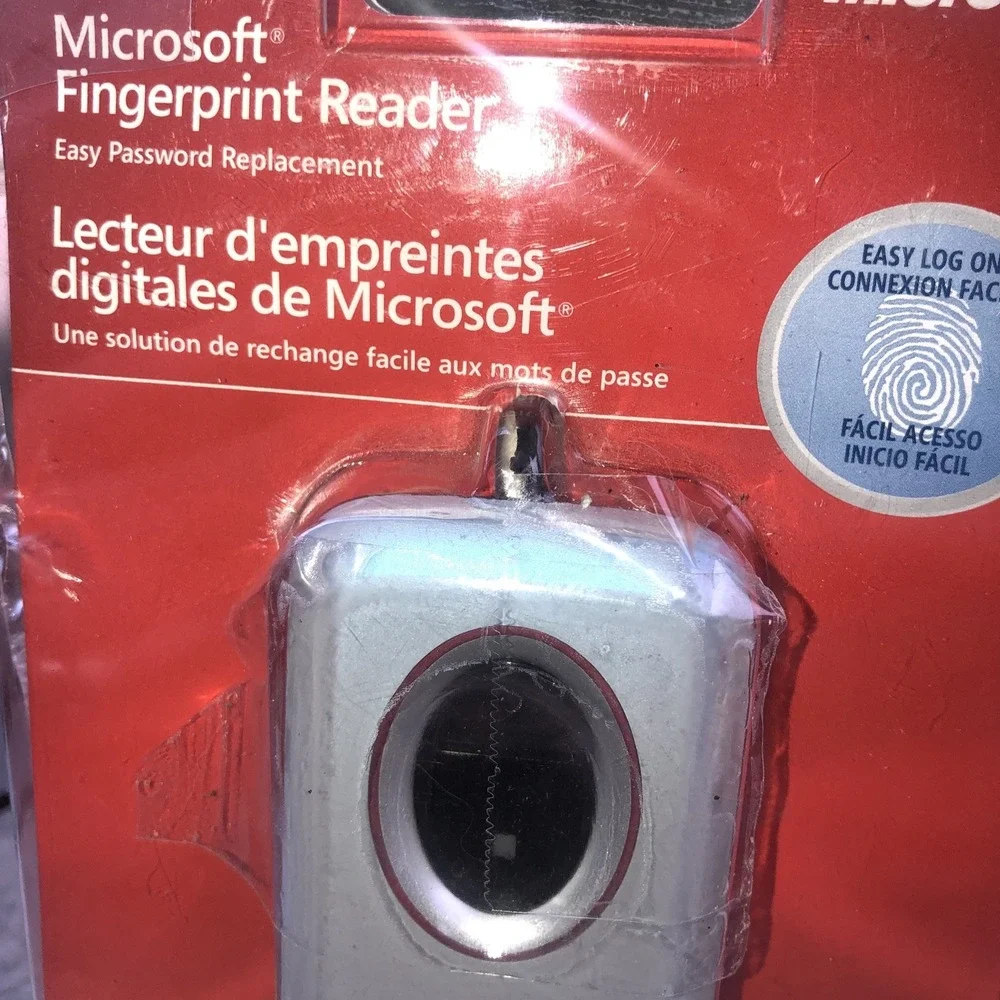 Microsoft Fingerprint Reader Easy Password Replacement PC USB Model 1033 NEW *